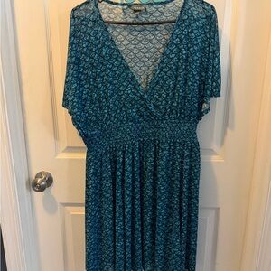Torrid scallop pattern swim coverup - plus size 1